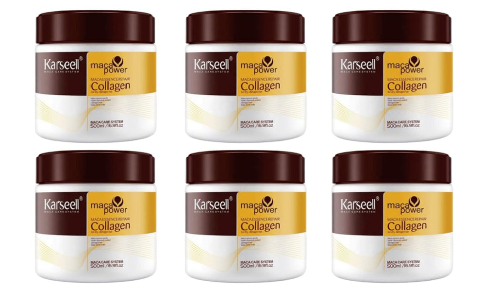Karseell Collagen Hair Treatment DeepRepair Conditioning Argan Oil Hai PACK OF 6
