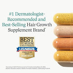 Nutrafol Women's Balance Hair Growth Supplements, Ages 45 and Up, Clinically Proven for Visibly Thicker Hair and Scalp Coverage, Dairy-Free, Soy-Free, Dermatologist Recommended - 1 Month Supply