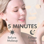 DERMAL Korean Collagen Face Mask – Hydrating & Soothing Sheet Mask with Panthenol – Hypoallergenic Calming Moisture Care for All Skin Types