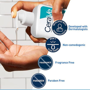 CeraVe Acne Treatment Face Wash, Salicylic Acid Cleanser with Purifying Clay, Niacinamide, and Ceramides, Pore Control and Blackhead Remover, 8 Ounce