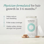 Nutrafol Women's Balance Hair Growth Supplements, Ages 45 and Up, Clinically Proven for Visibly Thicker Hair and Scalp Coverage, Dairy-Free, Soy-Free, Dermatologist Recommended - 1 Month Supply