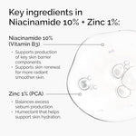 The Ordinary Niacinamide 10% + Zinc 1%, Smoothing Serum for Blemish-Prone Skin