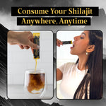 Pure Himalayan Shilajit Honey Sticks with Saffron, Ashwagandha, 85 Trace Mineral