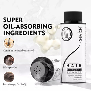 SEVICH 20g Hair Styling Powder Unisex Hairspray Dust It Hair Powder X 2 bottles