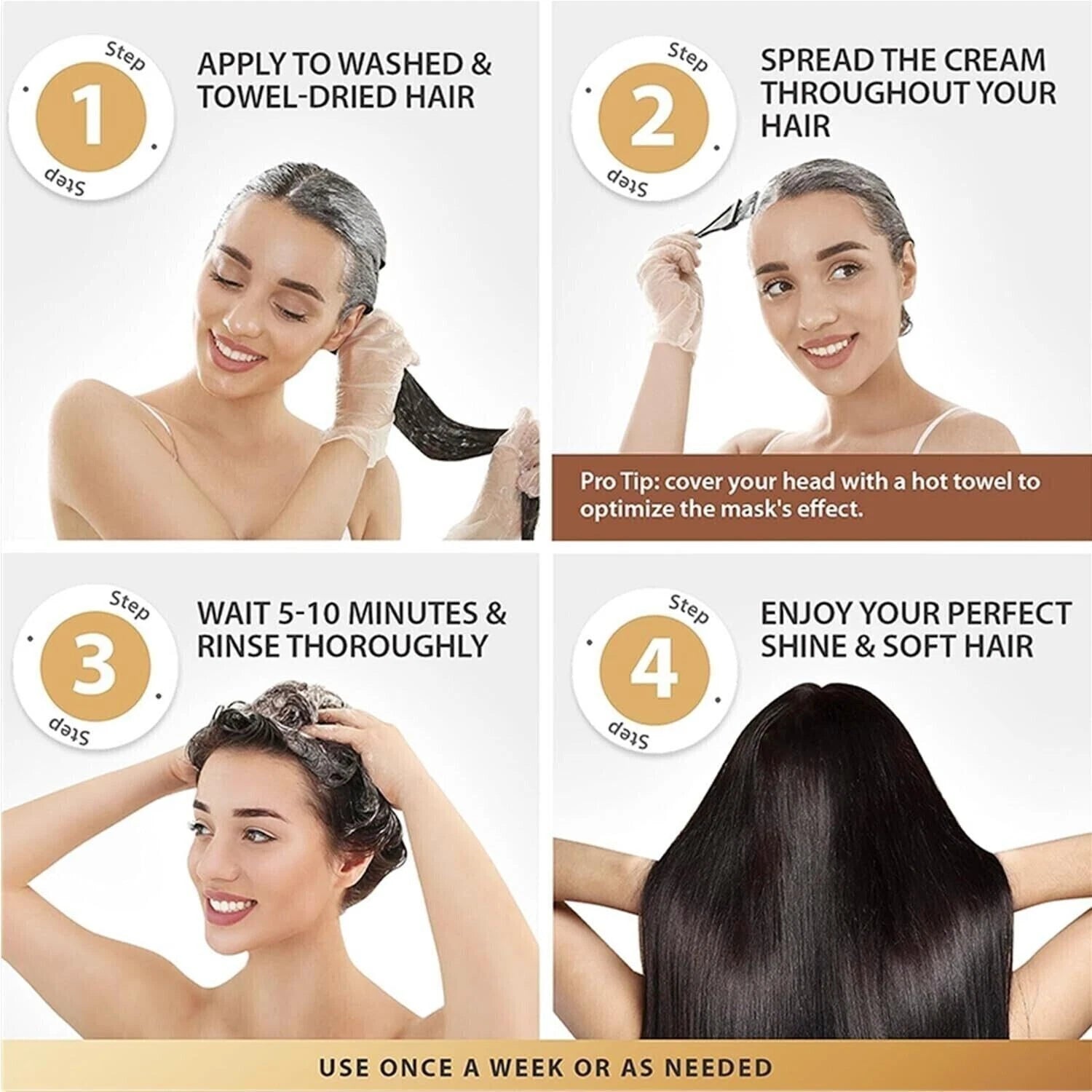 Karseell Collagen Hair Treatment DeepRepair Conditioning Argan Oil Hai PACK OF 6